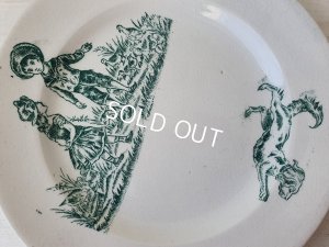 画像3: アンティ―ク陶器おままごとプレートセットB