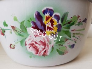 画像2: Japyローズとパンジ柄キャセロール