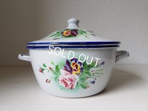 画像5: Japyローズとパンジ柄キャセロール