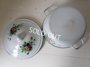 画像10: Japyローズとパンジ柄キャセロール