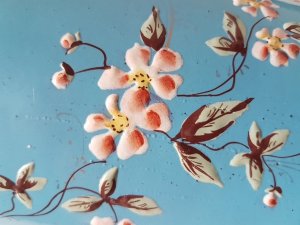 画像2: アンティ―クホーロー花柄コーヒーポット