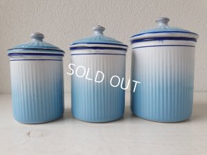 画像10: BBブルーグラデーションキャニスター3個セット