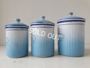画像11: BBブルーグラデーションキャニスター3個セット
