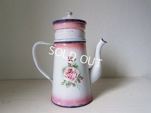 画像5: Japyピンクローズとパンジー柄コーヒーポット