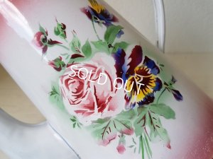 画像2: Japyピンクローズとパンジー柄コーヒーポット