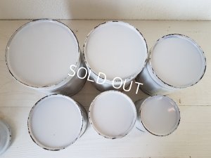 画像6: アンティ―ク白キャニスター6P