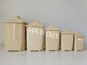 画像5: バドンヴィレーローズ柄陶器キャニスター