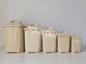 画像6: バドンヴィレーローズ柄陶器キャニスター