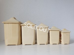 画像7: バドンヴィレーローズ柄陶器キャニスター