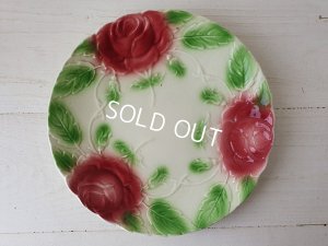 画像9: バルボディーヌローズ柄プレート
