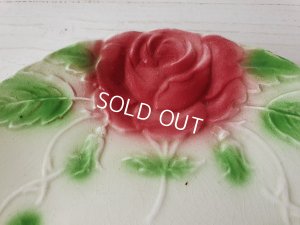 画像3: バルボディーヌローズ柄プレート