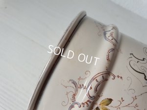 画像8: アンティ―ク花柄キャニスター