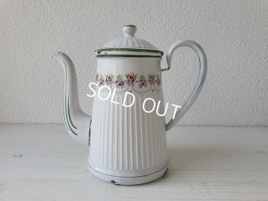 画像2: BB白ローズガーランドコーヒーポット