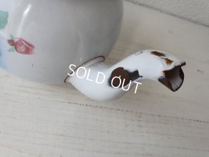 画像11: ホーローローズ柄ティーポット