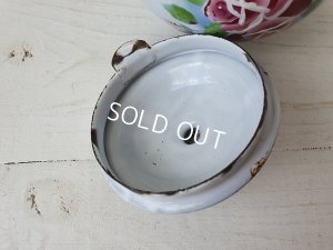 画像10: ホーローローズ柄ティーポット