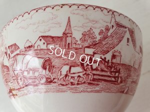 画像2: ベルギーBOCH風景画カフェオレボウル