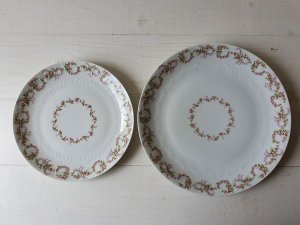 画像2: リモージュローズガーランドプレート2セット