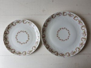 画像10: リモージュローズガーランドプレート2セット