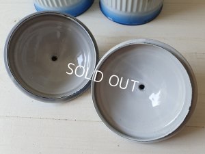 画像8: アンティークホーロー花柄キャニスター