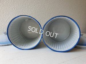 画像5: アンティークホーロー花柄キャニスター