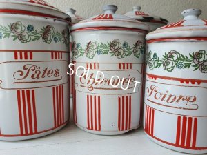 画像2: BB赤ストライプローズガーランドキャニスター