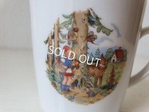 画像11: KAHLA社赤ずきんちゃん柄プレートセット