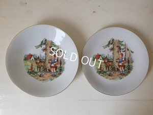 画像2: KAHLA社赤ずきんちゃん柄プレートセット