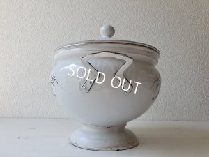 画像11: アンティークホーロー小鳥柄スーピエール