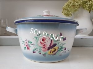 画像5: Japyローズとパンジ柄キャセロール