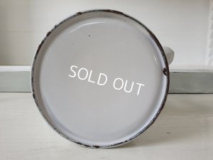 画像10: アンティーク花柄ホーローポット