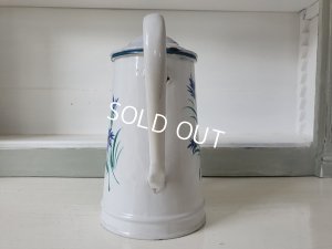 画像3: アンティーク花柄ホーローポット