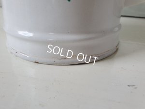 画像12: アンティーク花柄ホーローポット