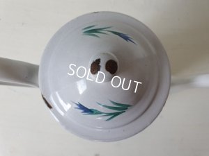 画像7: アンティーク花柄ホーローポット