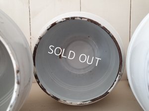 画像8: アンティークホーロー白キャニスター