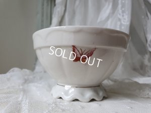 画像10: 花とかご柄カフェオレボウル