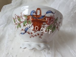 画像3: 花とかご柄カフェオレボウル