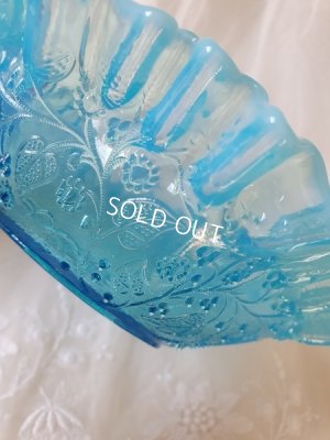 画像2: オパールセントブルーガラス器