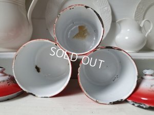 画像9: アンティーク花柄キャニスター3P