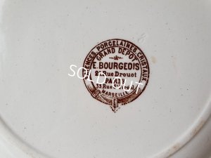 画像12: エミール・ブルジョワ花とレース柄プレート