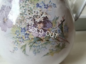 画像8: アンティークパンジー柄コーヒーポット