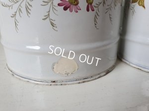 画像15: エトワール社花柄キャニスターセット