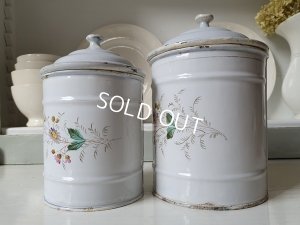 画像8: エトワール社花柄キャニスターセット