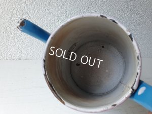 画像8: アンティークホーローローズ柄コーヒーポット