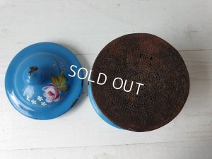 画像5: アンティークホーローローズ柄コーヒーポット