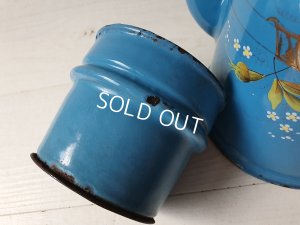 画像7: アンティークホーローローズ柄コーヒーポット