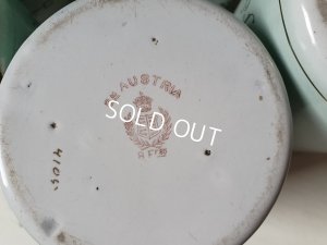 画像19: アンティークホーローローズ柄キャニスター5P