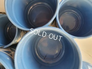 画像14: アンティークブルー格子柄キャニスター6P