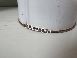 画像13: アンティークホーロー手描きキャニスター2P