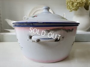 画像5: Japyピンクぼかしローズとパンジー柄キャセロール