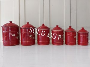 画像17: エトワール社すみれ柄キャニスター6P